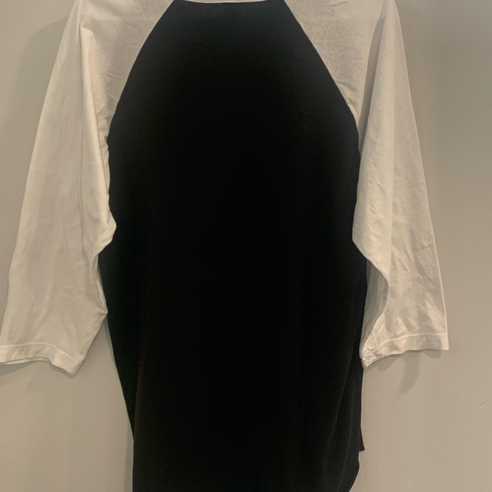 Tultex Black and White Foreigner Farewell Concert Tour Jersey 3/4 Sleeves - Picture 7 of 10